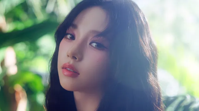 คาริน่าแห่ง Aespa ในการถ่ายทำ MV Better Things 4K วอลเปเปอร์