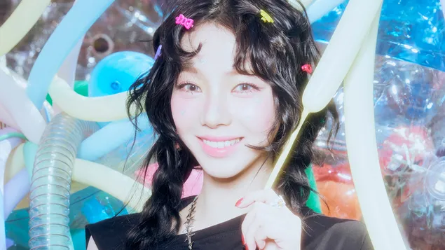 aespa se karina in 'long chat (#)' mv shoot aflaai