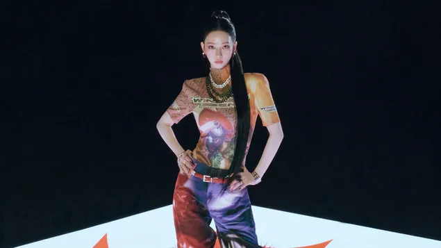 에스파 카리나 | 슈퍼노바 MV 촬영 4K 배경화면