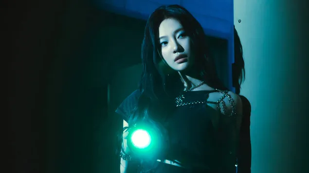 Aespa的寧寧-世界末日專輯拍攝 4K 壁紙