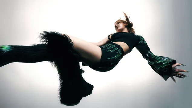 Ταπετσαρία Το Ningning της Aespa στη φωτογράφηση του 'Savage' MV 4K