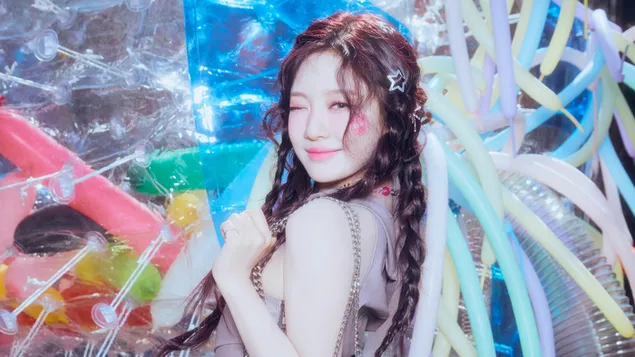 หนิงหนิงของเอสปา ถ่าย MV 'แชทยาว (#♥)' 4K วอลเปเปอร์