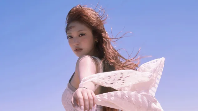 Aespa's Ningning - My World Album Shoot 4K טפט