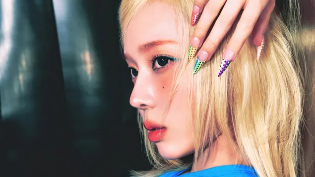 Páipéar balla Geimhreadh Aespa do Lámhach MV Hot Mess4K