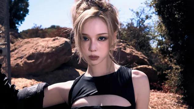 Aespa's Winter for 'Whiplash' Mini Album (Unforgettable Ver.) Shoot 4K wallpaper