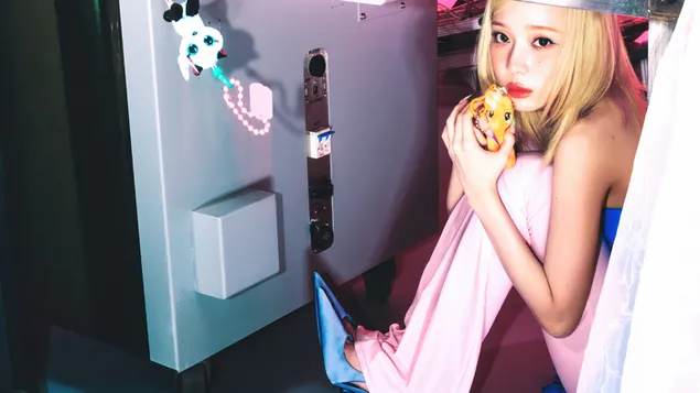 Aespa'nın Kışı | Hot Mess MV Çekimi 4K duvar kağıdı