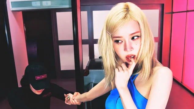 Aespa's Winter - Hot Mess MV Çekimi 4K duvar kağıdı