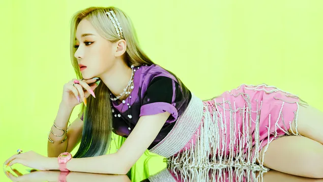 Aespa 在《黑曼巴》MV 拍攝中的冬天 [2020] 4K 壁紙