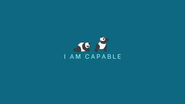 Aesthetic, Minimalist design - I AM CAPABLE