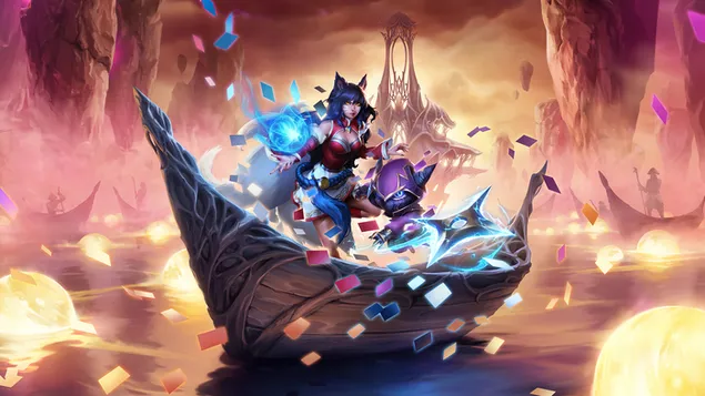 阿狸和凱南 - (LOL) 英雄聯盟 4K 壁紙