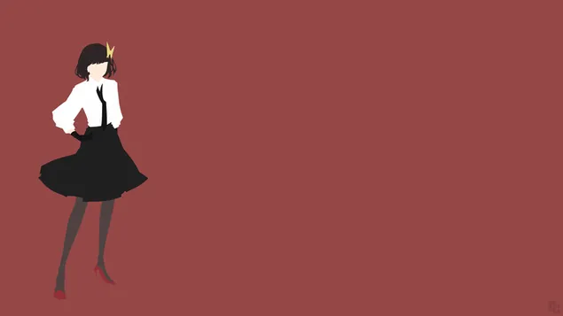 Akiko Yosano fra Bungou Stray Dogs 4K baggrundsbillede