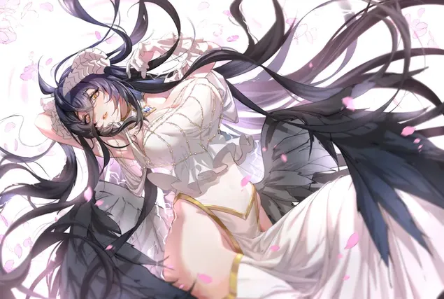albedo from overlord wallpaper 99764 w635