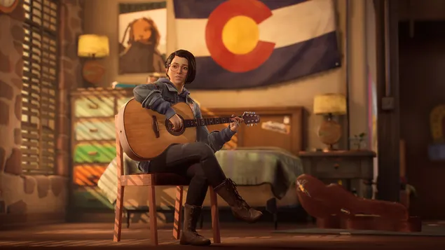 muat turun 'alex chen' bermain gitar - life is strange: true colors (permainan video)