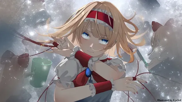 Tapeta Alice Margatroid z touhou anime 2K