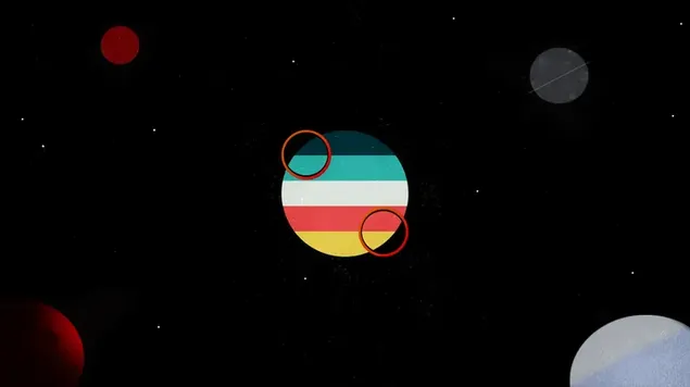 كوكب غريب بقلم نعمان داود HD خلفية