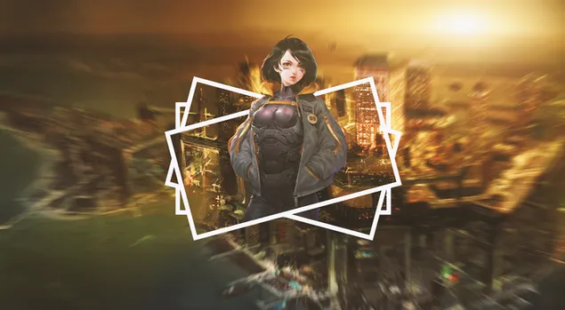 《阿丽塔：战斗天使》电影中的阿丽塔 [Anime FA] 2K 壁纸