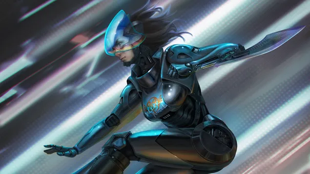 Ταπετσαρία Alita: Battle Angel - Alita (ρομπότ) 4K