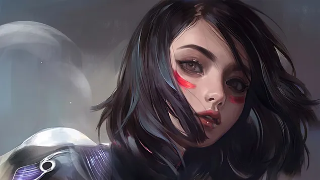 Alita (Fantasy Art) from 'Alita: Battle Angel' Movie 4K wallpaper download