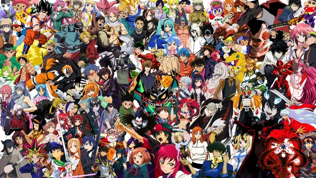 All japnese anime charactors