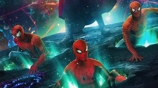 Semua Spider Man Dari Multi Ayat Bersama 4K wallpaper