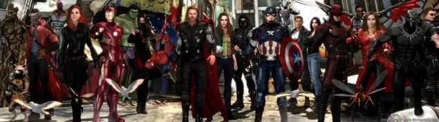 Alle Avengers in één foto