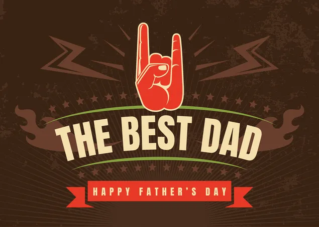 Alles Gute zum Vatertag an den besten Papa!