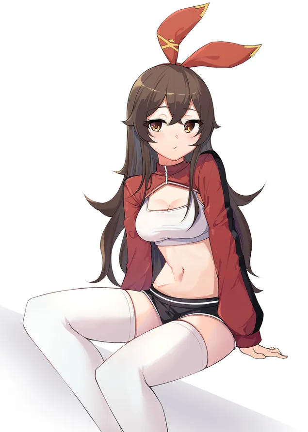 Fata singura Amber | Impactul Ganshin 2K imagine de fundal