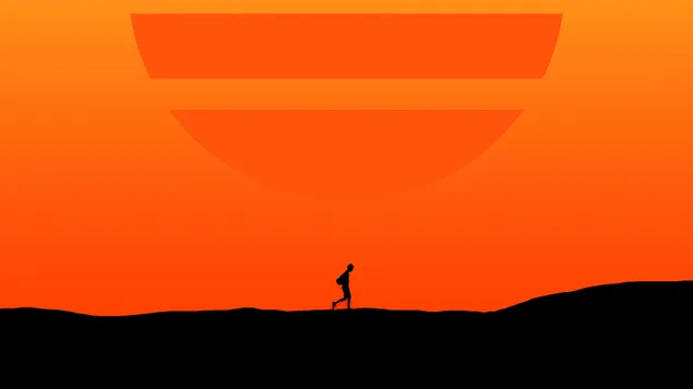 Seul un gars trouve le bon chemin 4K fond d'écran