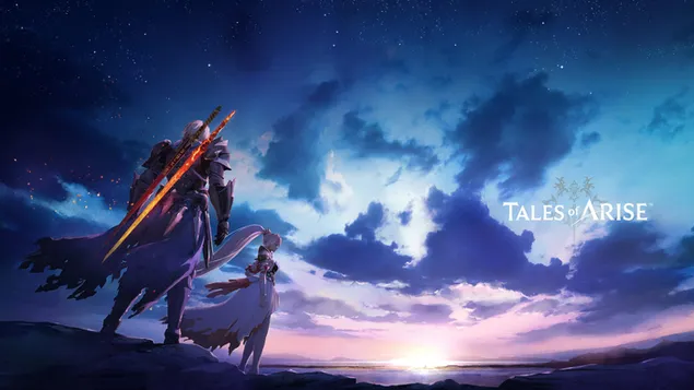 Alphen med Shionne - Tales of Arise (Anime-videospel ~2021) 2K bakgrund