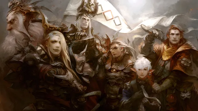 Alphinaud Leveilleur Concept Art - Final Fantasy XIV Online (Videogioco) 4K sfondo