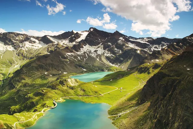 Alpine Ceresole Reale 4K Hintergrundbild