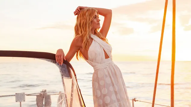 الممثلة المذهلة "كاثرين ماكنمارا" | مجلة البندقية التقطت الصور 4K خلفية