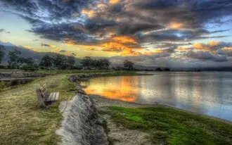 Amazing landscape view 2K wallpaper