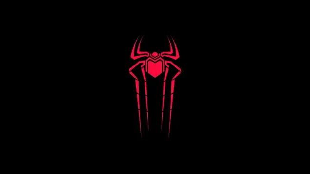 Logo Spiderman yang menakjubkan 4K wallpaper