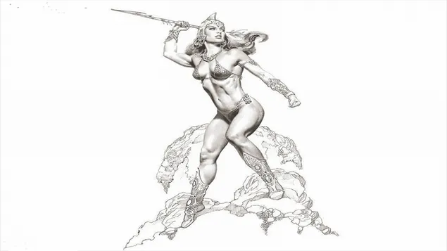 Amazonas på Paradise Island 4K bakgrunn