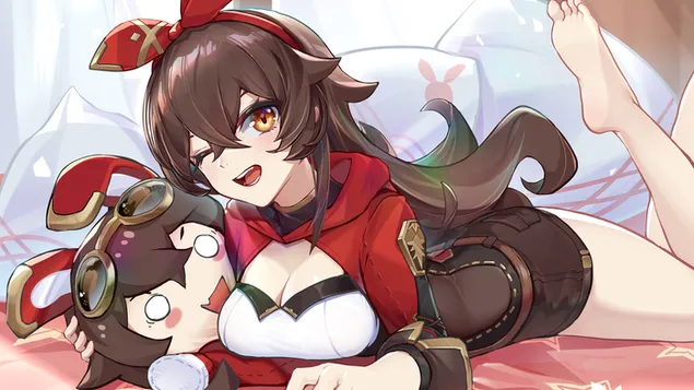 amber & baron bunny - genshin impact [anime-videogra] zavantazhiti