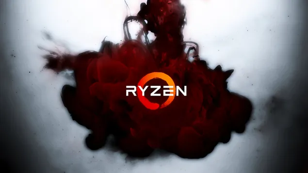 「AMD Ryzen」ブラッドインクロゴ