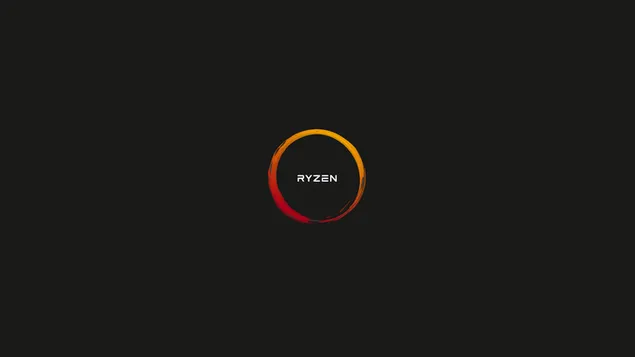 'AMD Ryzen' dunkles, elegantes LOGO herunterladen