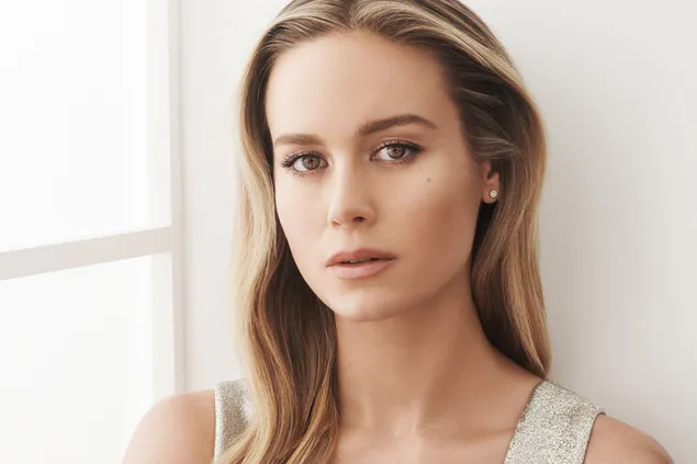 Pelakon Amerika 'Brie Larson' dalam Penggambaran Decorte 4K kertas dinding