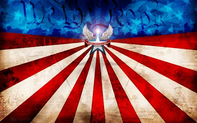 Amerikansk flag - Uafhængighedsdag download