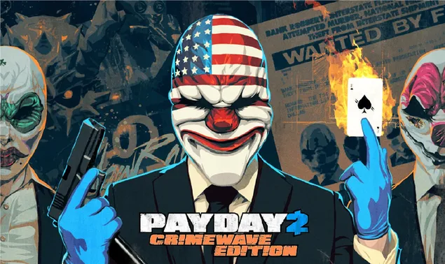 American masked character from the Payday game series download
