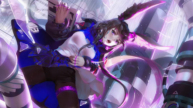 Amiya – Arknights (anime videojáték) 4K háttérkép