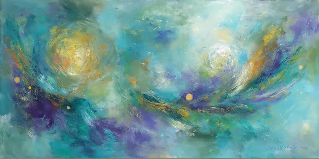 peinteireacht teibi leiritheach ina bhfuil gluaiseachtai casta ioslodail