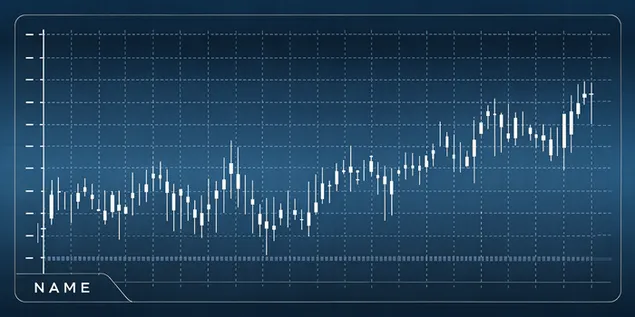 analysera aktiemarknadstrender med ljusstakediagram och datavisualisering ladda ner