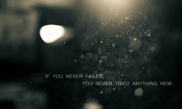 あなたが失敗したことがないなら、あなたは新しいものを試したことはありません