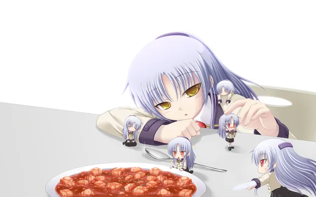 Taustpilt Angel Beats! - Kanade Tachibana HD