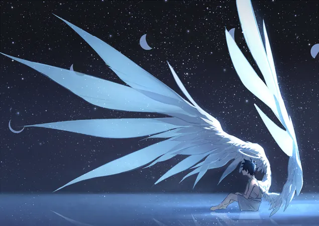 天使の翼 2K 壁紙