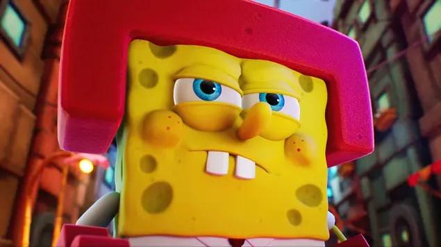 Boosheid SpongeBob als bokser