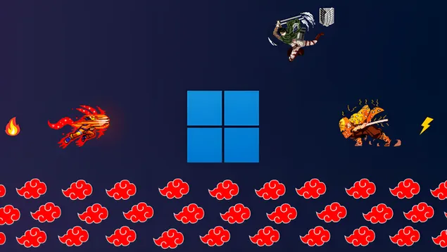 anime valt vensters aan download