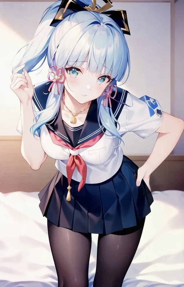 动漫大学生上里绫香 | 原神冲击 2K 壁纸